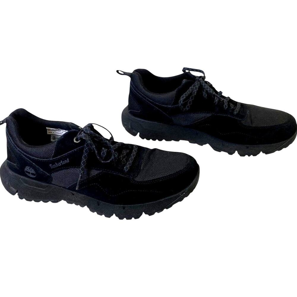 Men's TIMBERLAND Voyager Park Leather And Mesh Low Lace-up Hiking Sneakers
